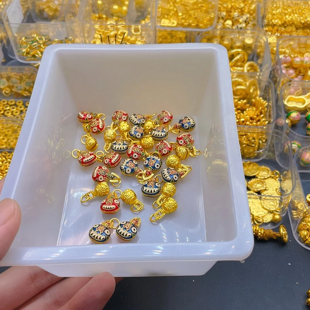 锆石铜合金珐琅彩吞金兽一套