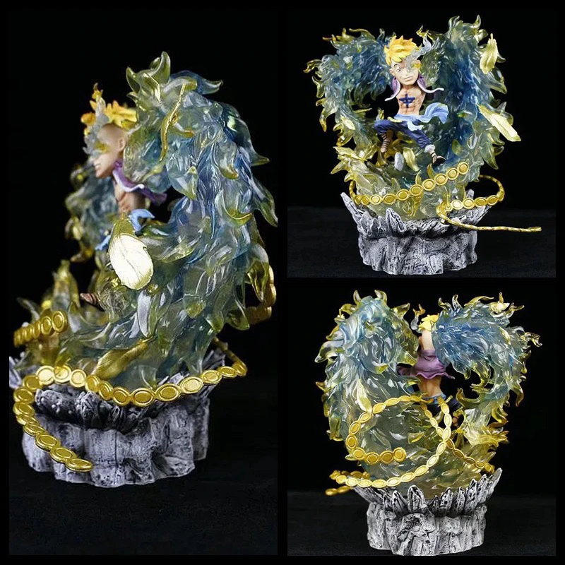 海贼王航海一番队队长不死鸟马尔科雕像模型