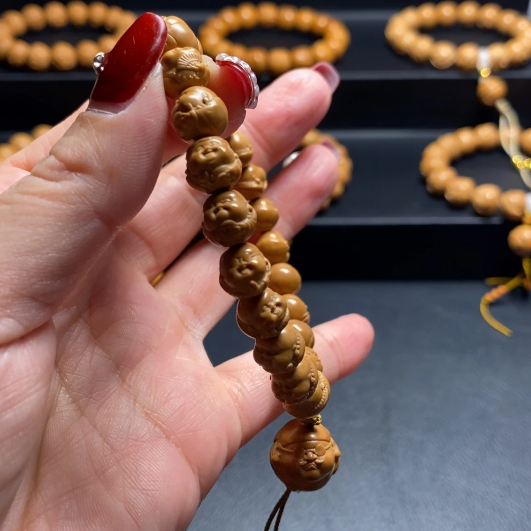 猴头核桃手串地主弥勒098+9+