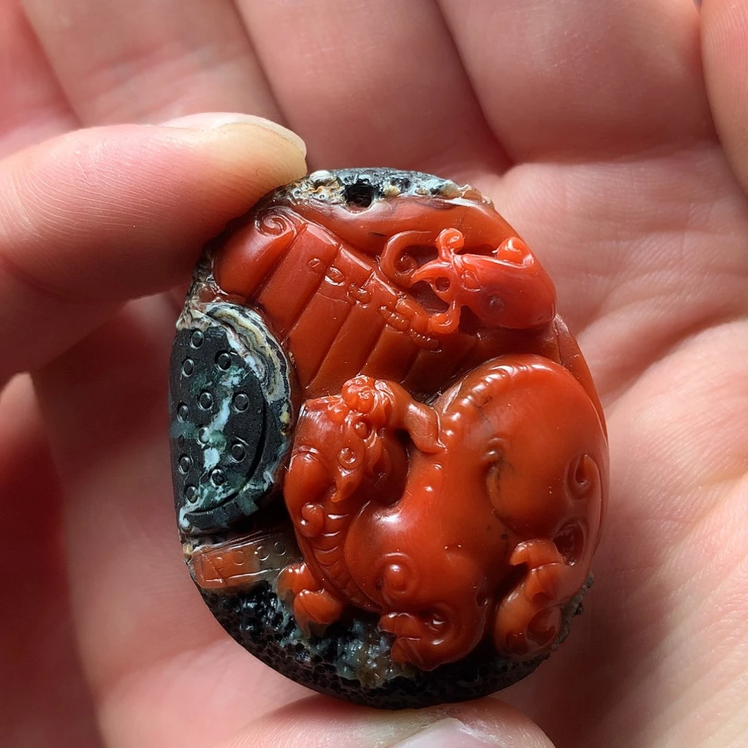 南红玛瑙1未镶嵌k*i保山杨柳阿东寨老南红