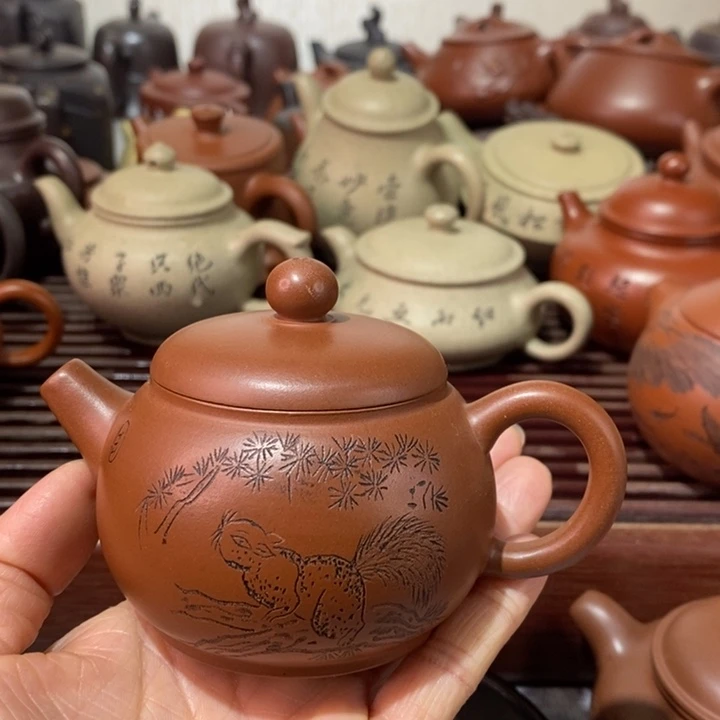 紫砂茶壶漠*微瑕处理一把