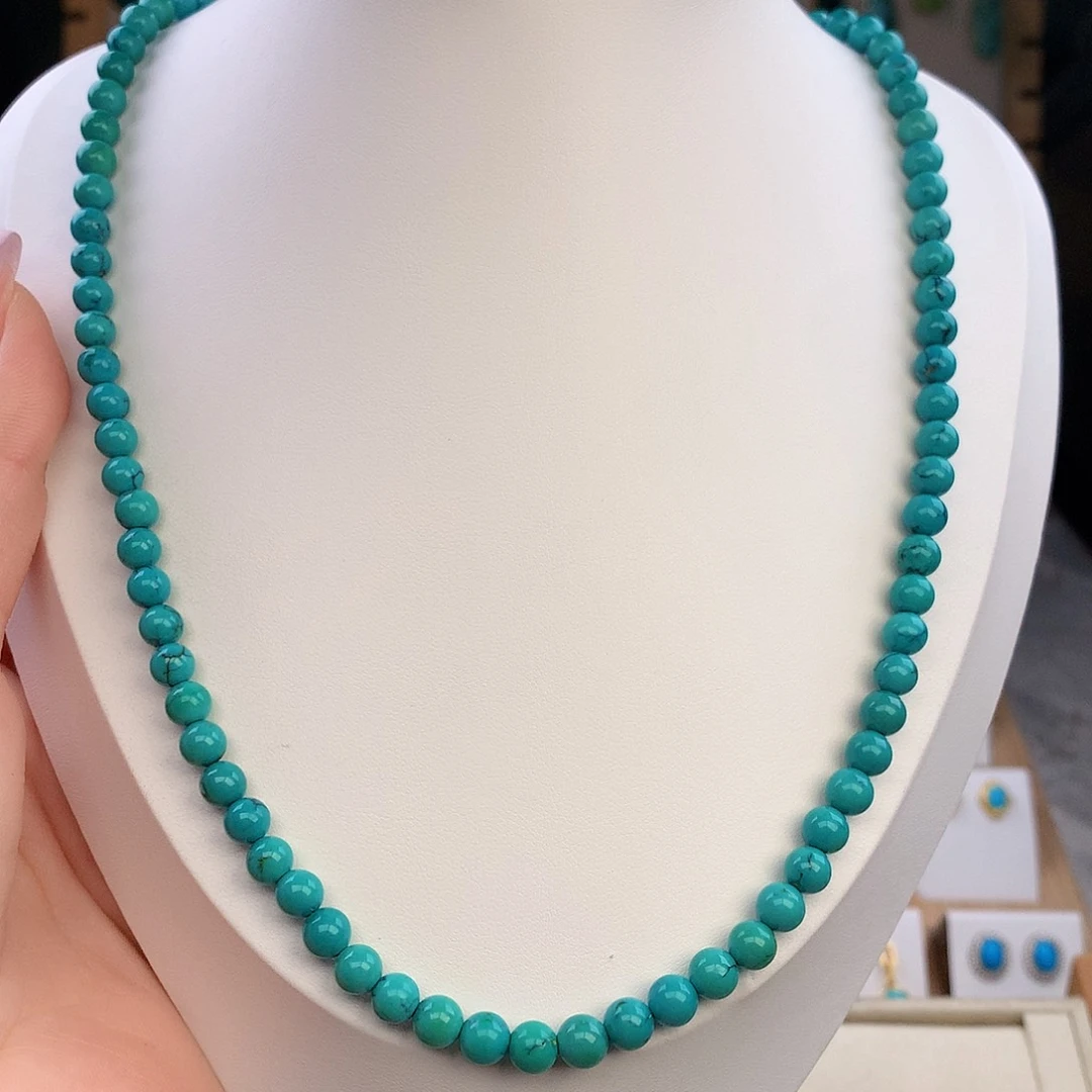 绿松石未镶嵌颈饰