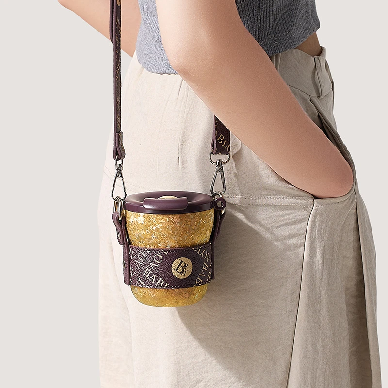 【拍一赠三】bablov都市咖啡钛杯轻奢送礼老钱风小巧精致随行便携