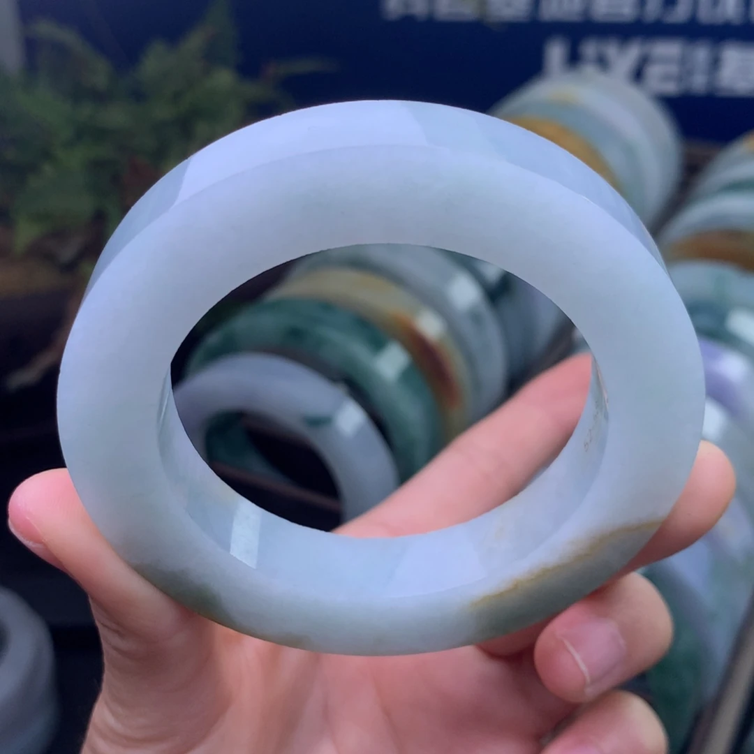 定制翡翠未镶嵌手镯定制不退不换