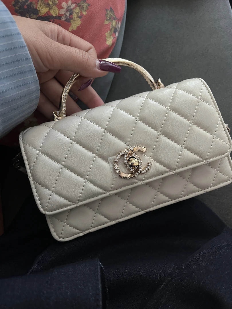 2025新款24k钻石手柄斜挎包