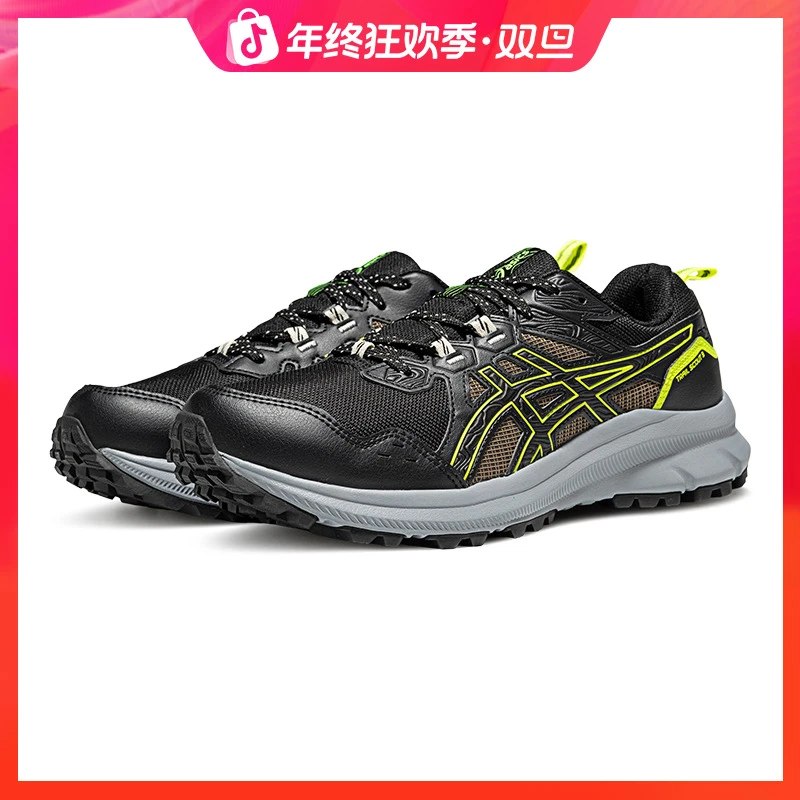 ASICS亚瑟士新款男子跑鞋TRAIL SCOUT 3男女透气抓地跑步越野鞋