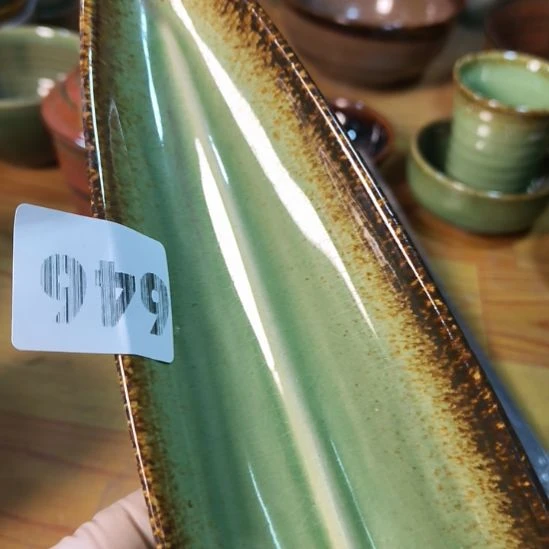 落***泉瓷片磁州窑五厂盘碗壶杯有瑕疵