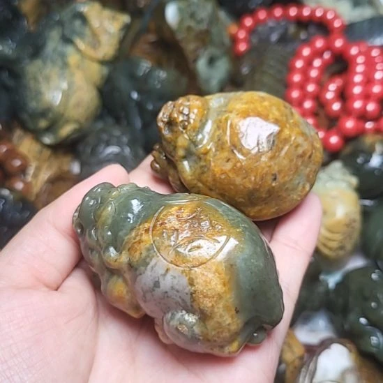 岫岩河磨玉（透闪石质玉）未镶嵌挂件