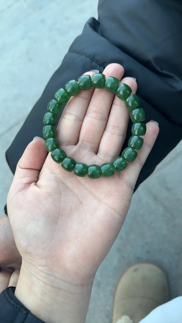 和田玉俄罗斯碧玉大直切