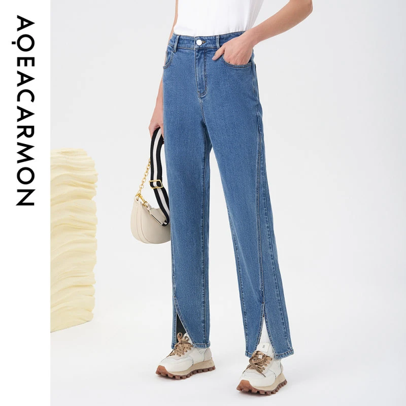 【粉丝专属】雅格上美 秋季女士牛仔裤 A23QF64J22