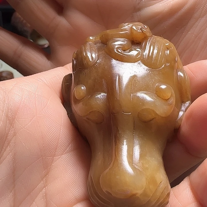 和田玉车挂未镶嵌