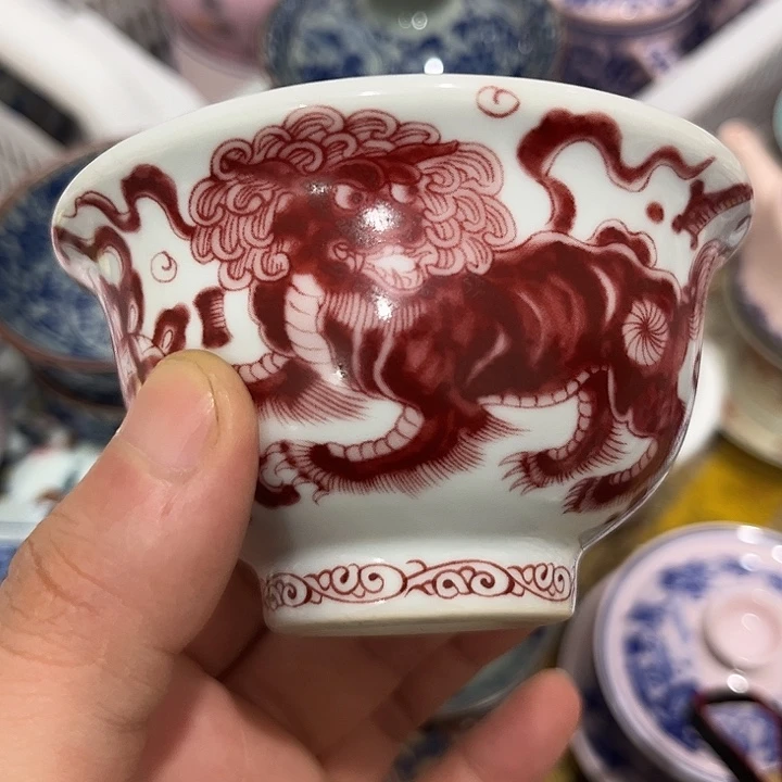 摆件陶景德镇陶瓷主人杯134456