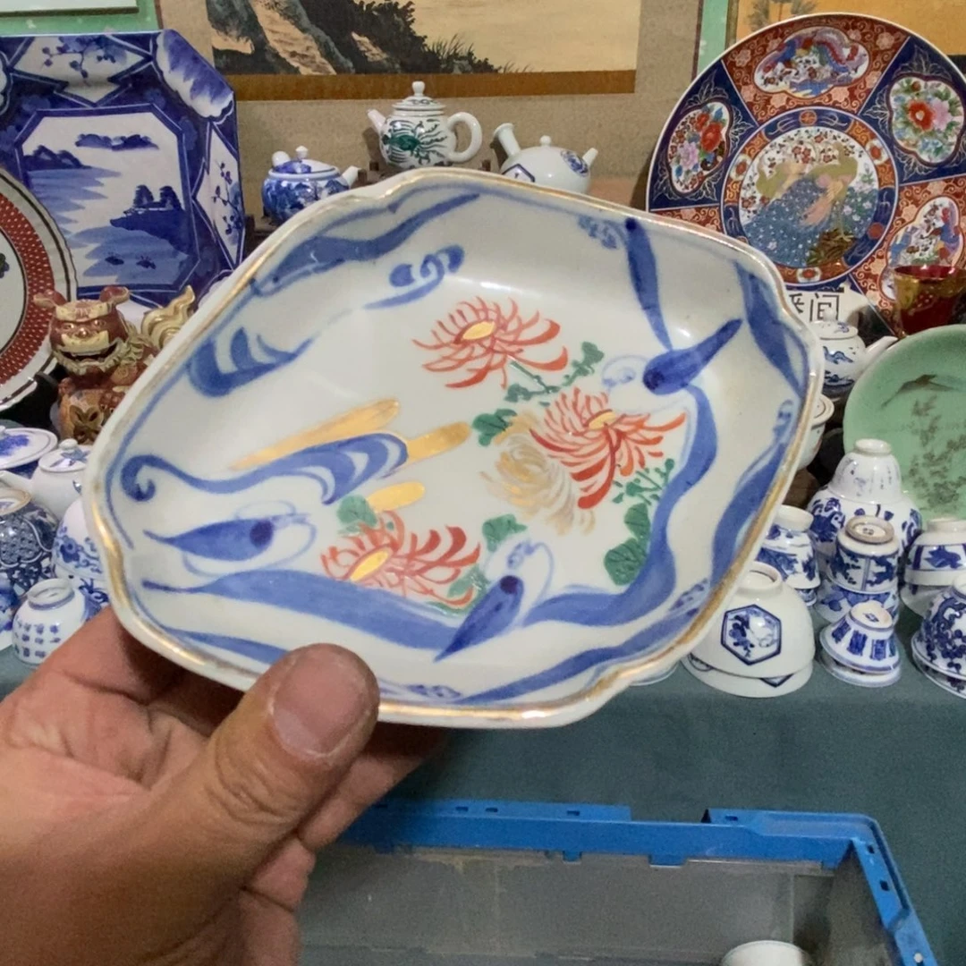 瓷片舶来瓷器满28包邮当日凑单