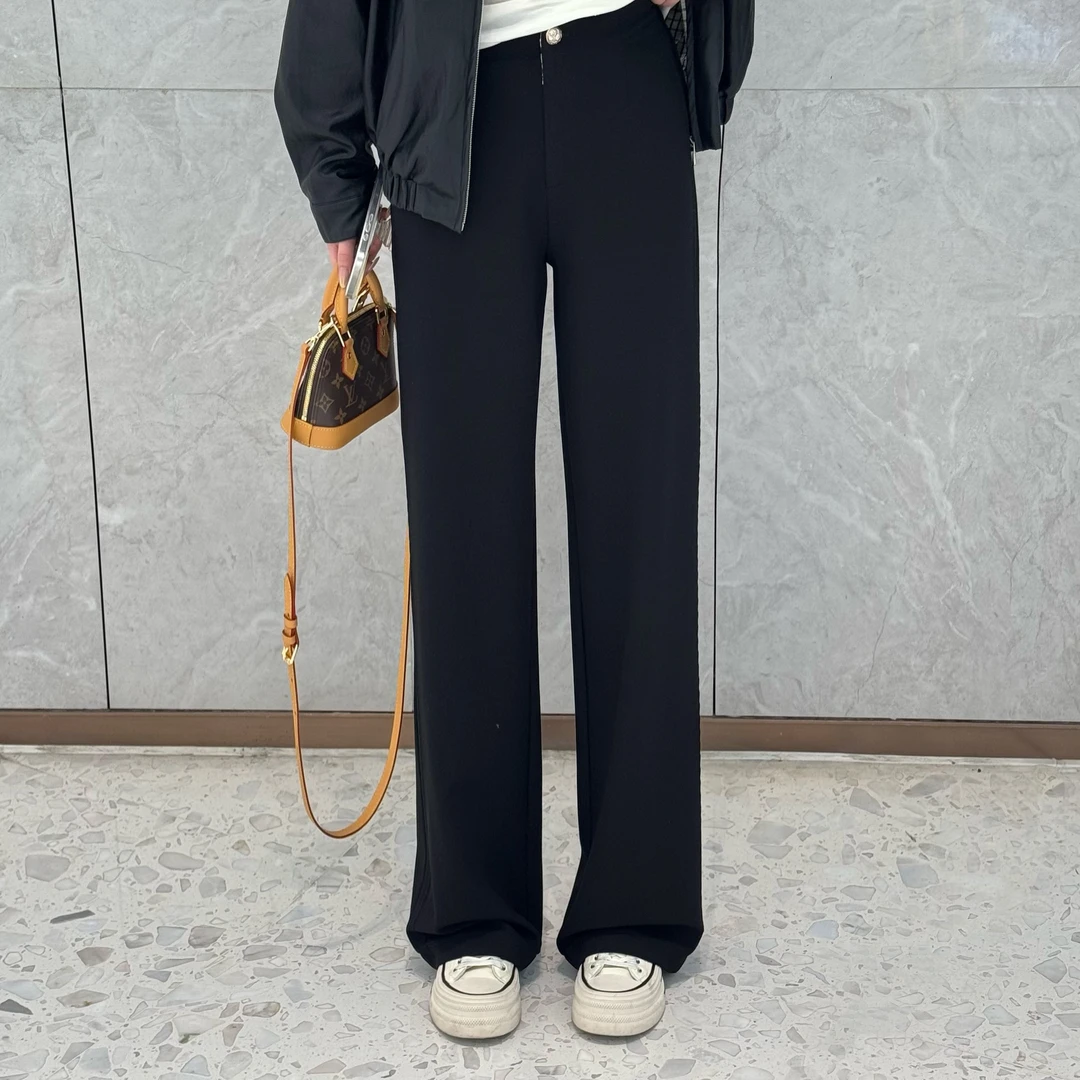 宿慕SUMU 女款休闲裤 3-5 春季2025新款时尚百搭休闲裤M000MD