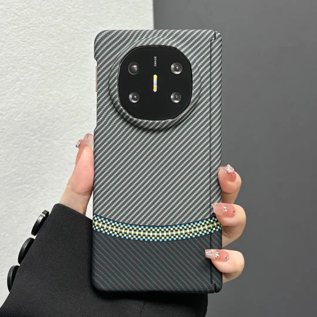 夜光拼接碳纤维纹适用华为x6手机壳matex5典藏版中轴matex3磁吸