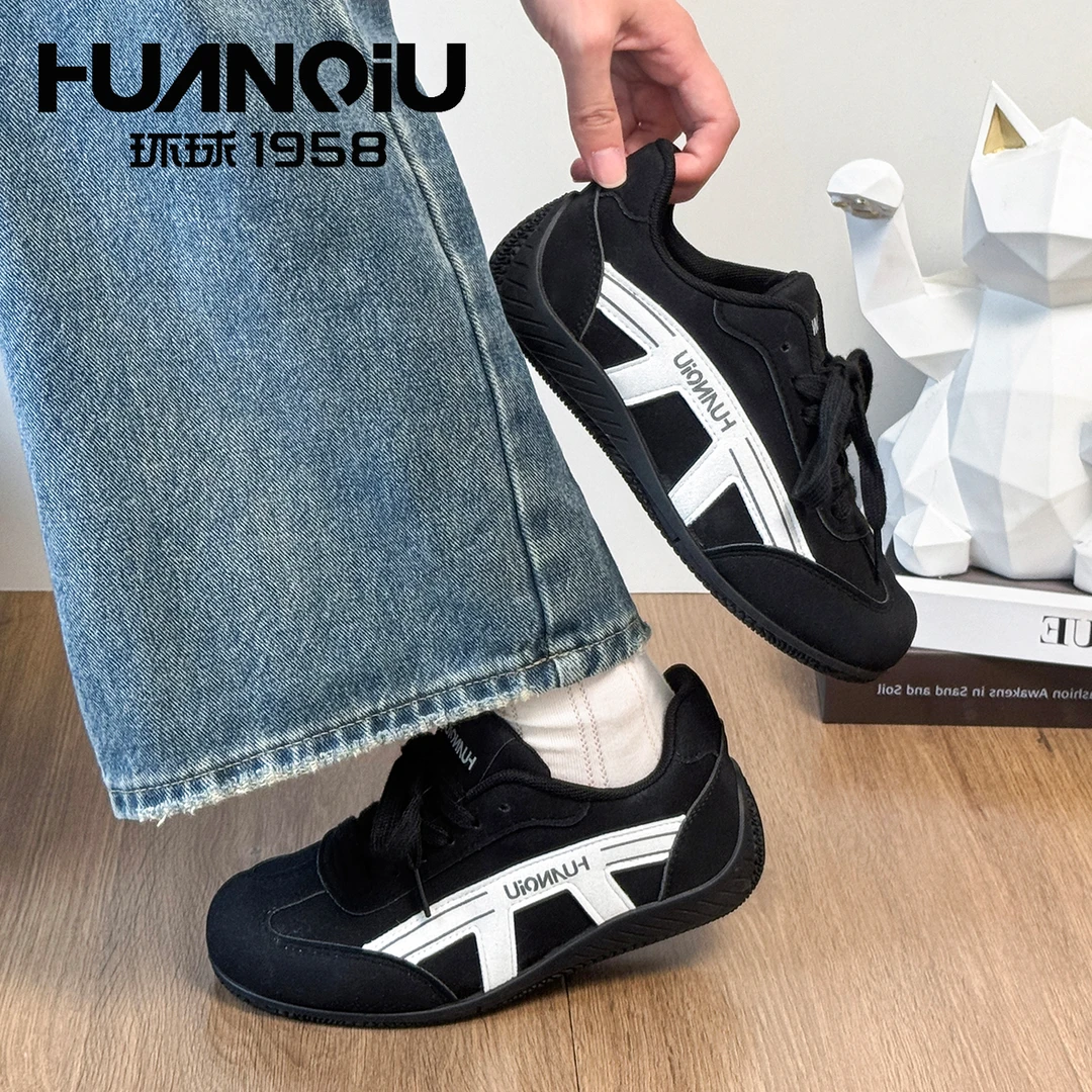 HUANQIU/环球2025秋季新款运动百搭时尚休闲鞋潮流复古德训鞋女鞋