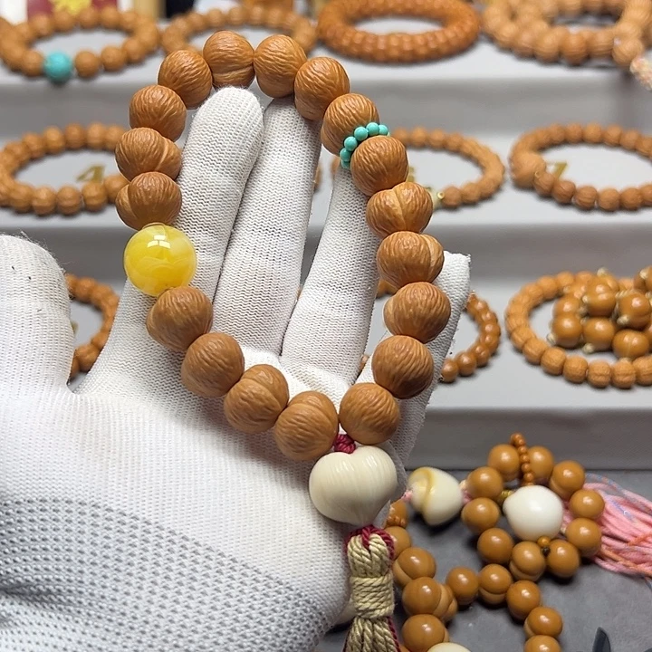 猴头核桃手串16.9屁桃哑光