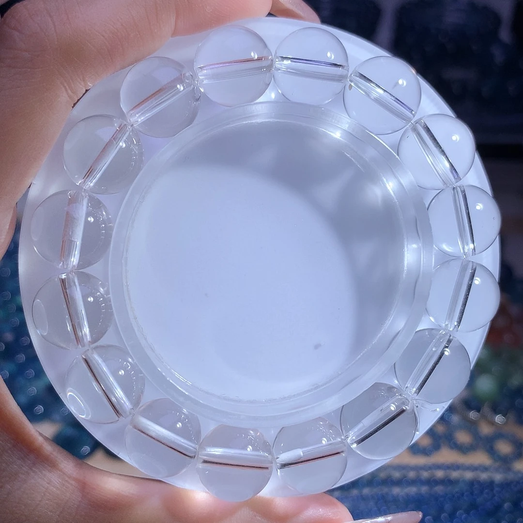 未镶嵌手串水晶12mm白水串