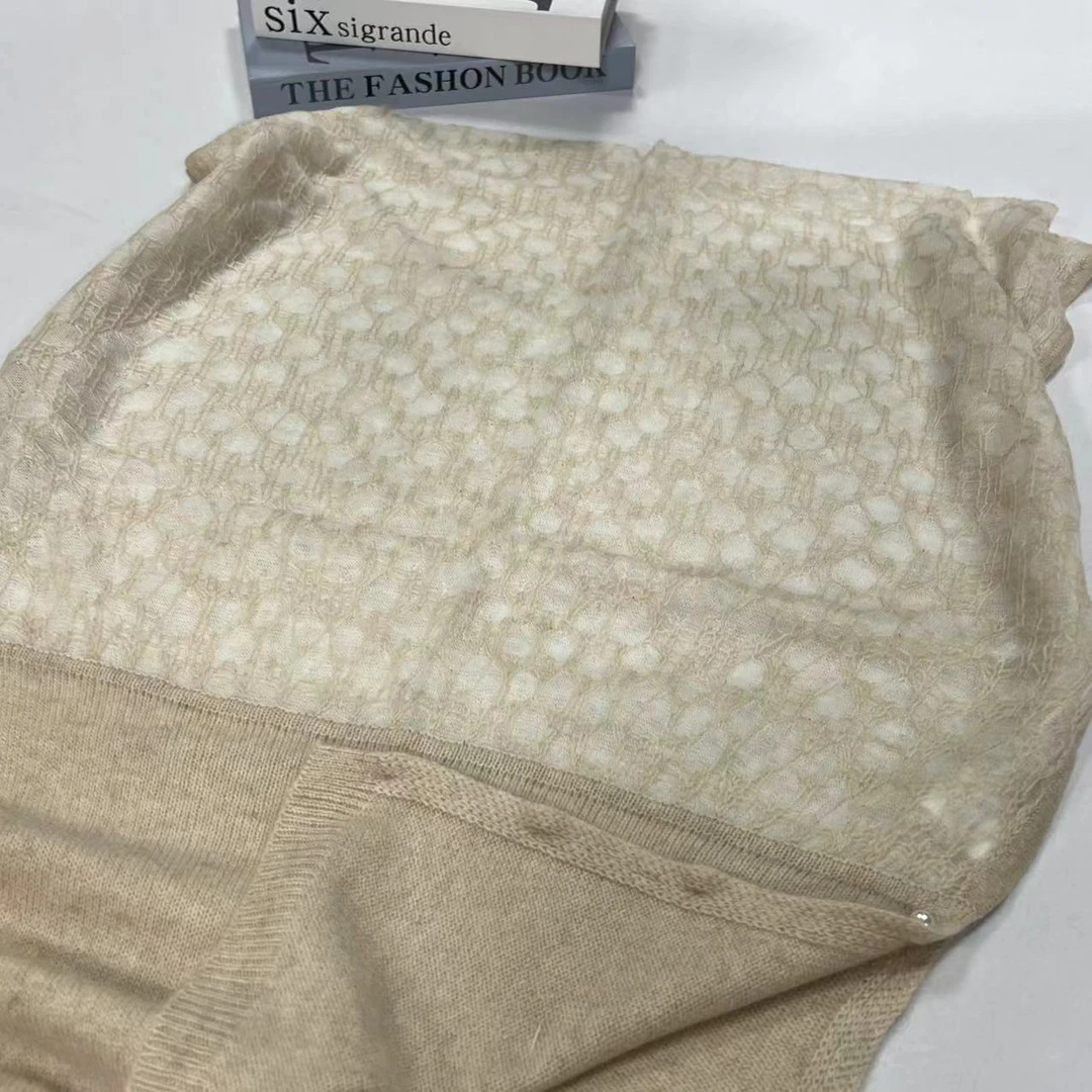 【羊绒长巾-YR-L-D-5316】50*140cm丝巾戒指绒羊绒长巾