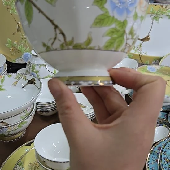 瓷片瑕疵爆花4.5寸10个米饭碗66666