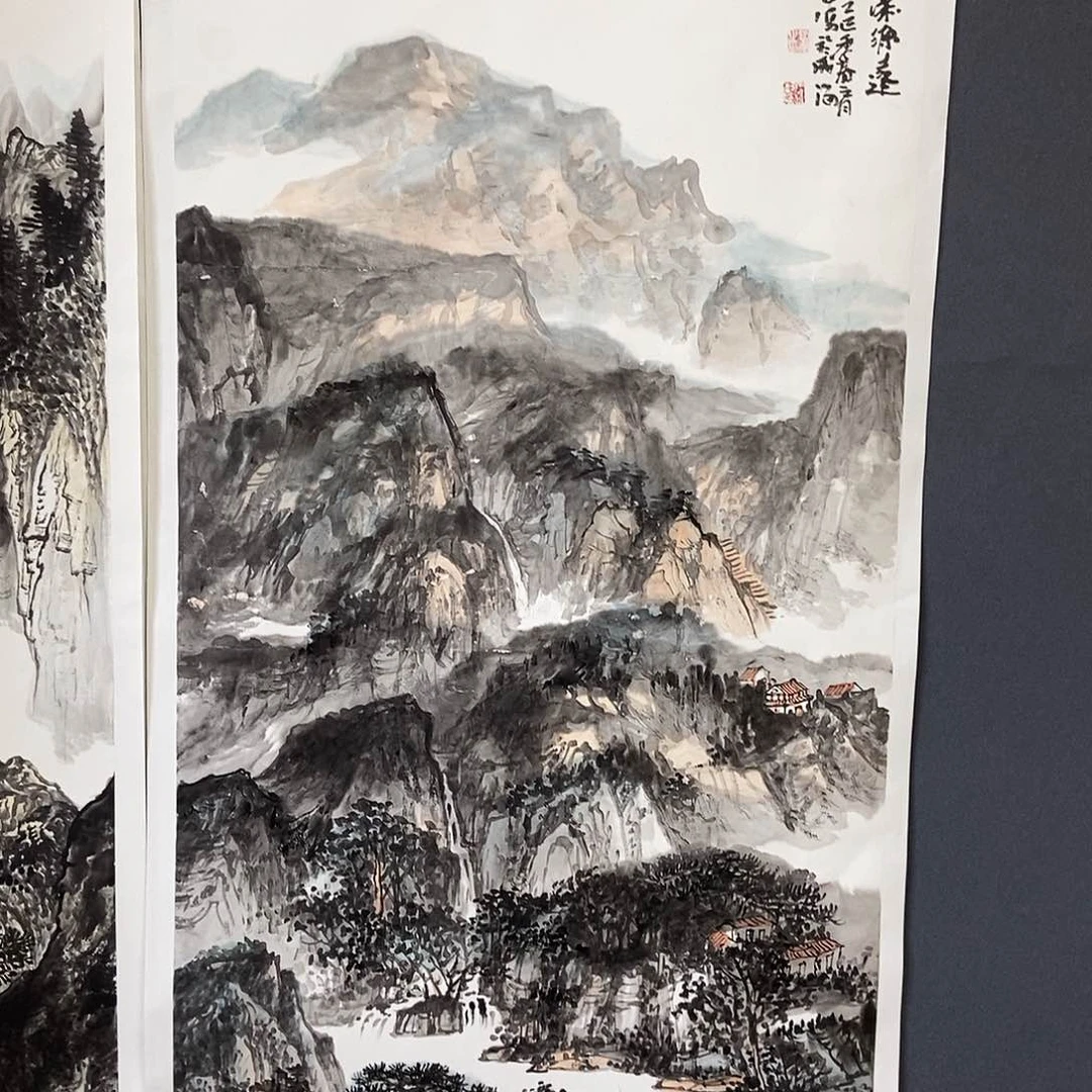 国画68/138李珍军手绘拓心