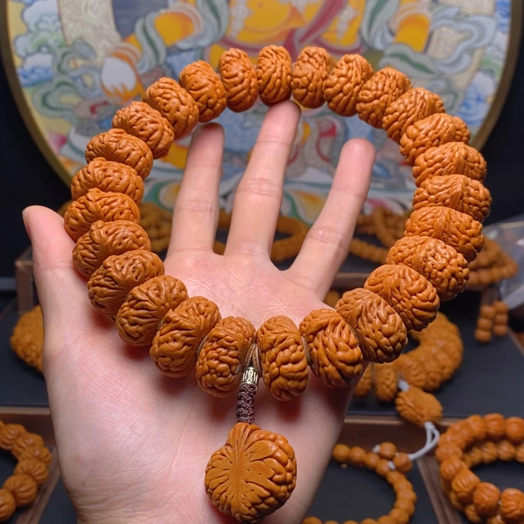 手串桃核龙纹桃核麒麟