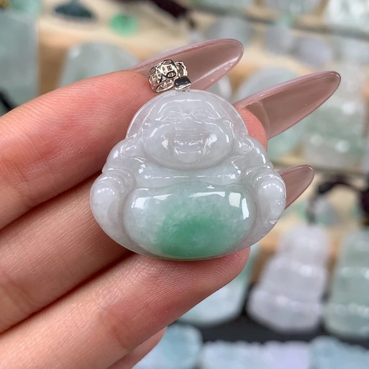 颈饰未镶嵌翡翠佛公