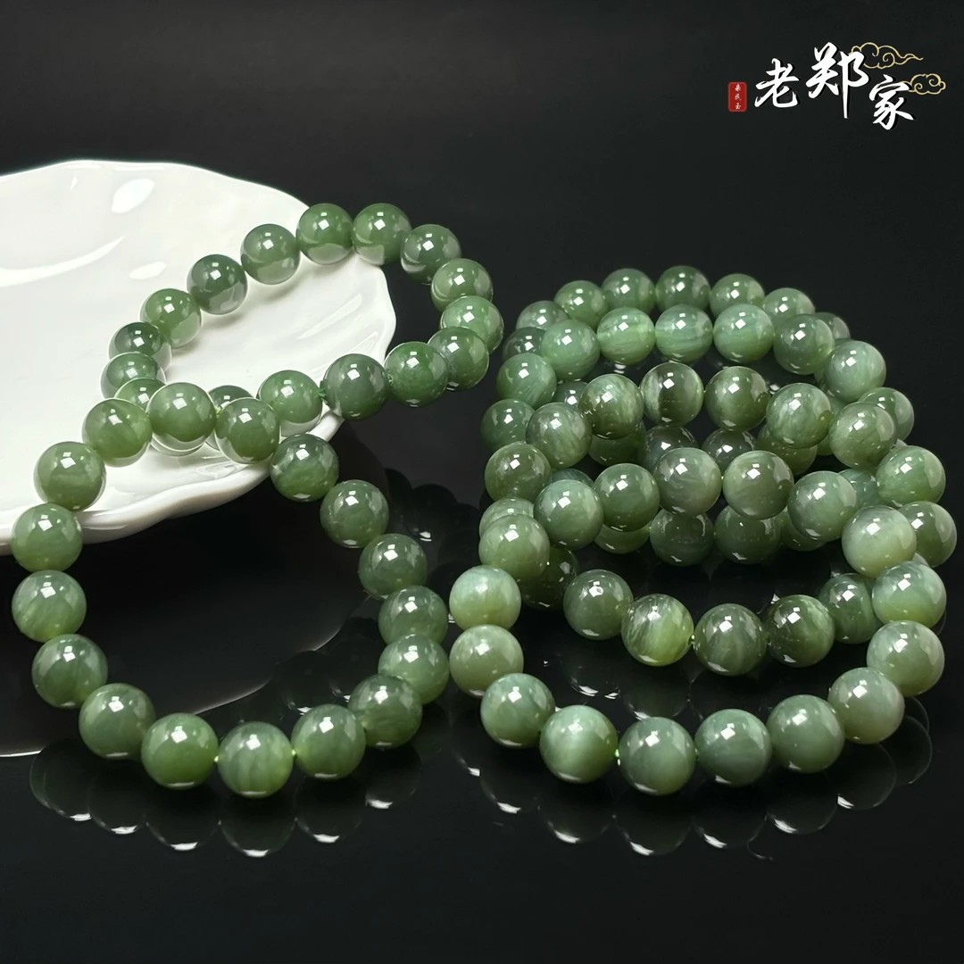 【老郑家】和田玉手串 多样性发1件 约11mm+