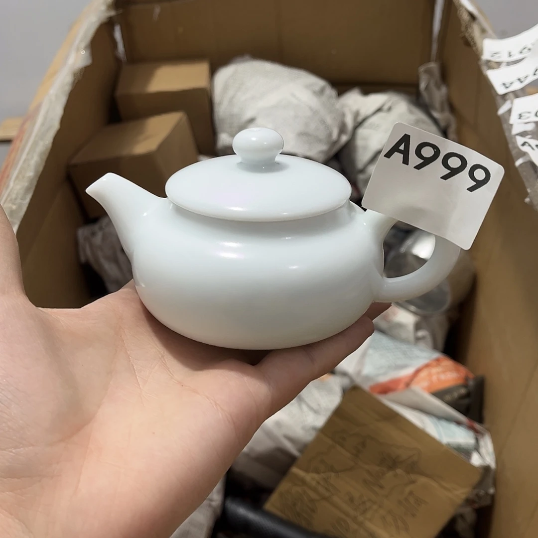 瓷片茶摆件工艺品摆件666