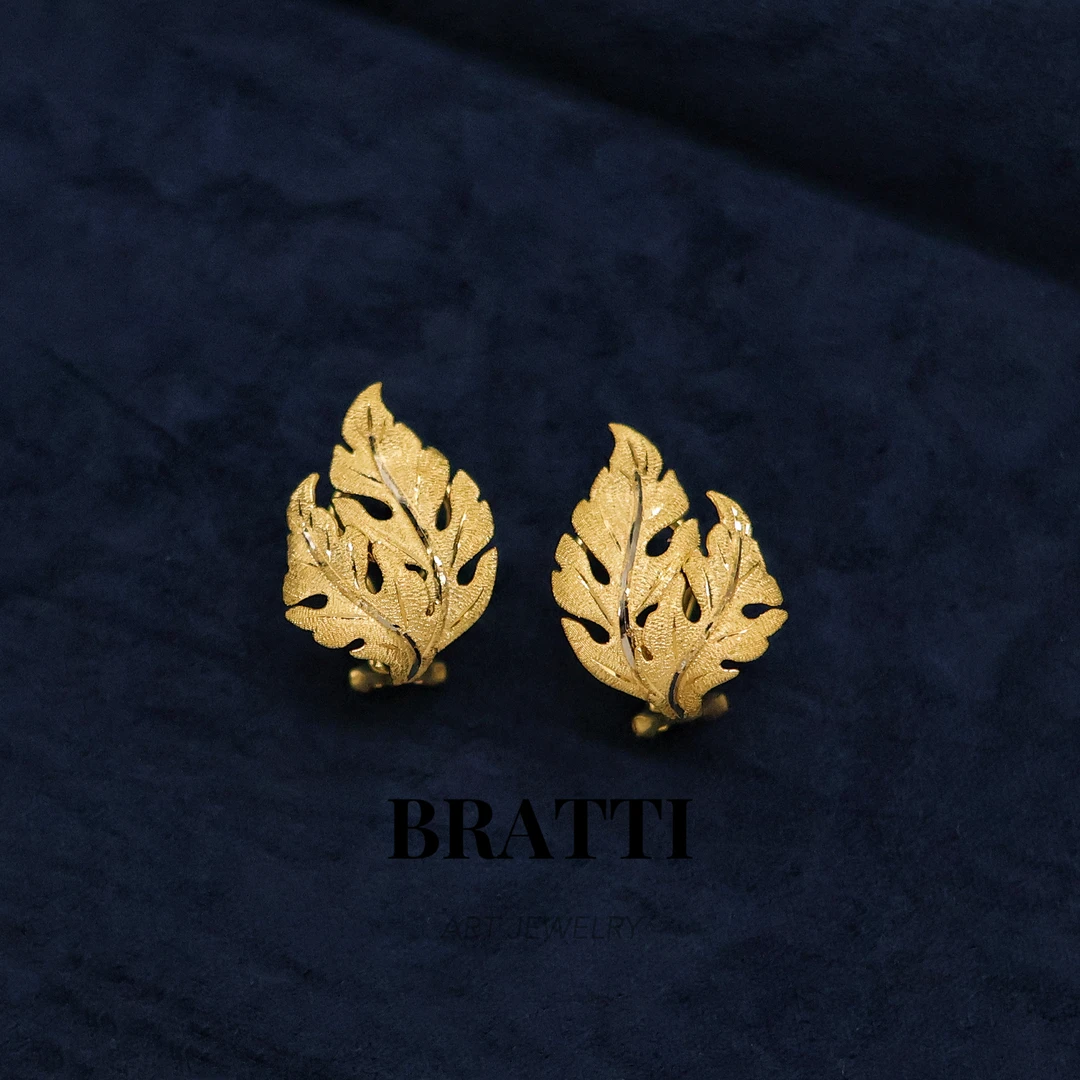 Bratti珠宝“秘境叶语”18K金耳饰-KE241113