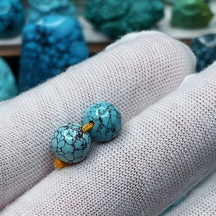 绿松石未镶嵌天然原矿 地大质检