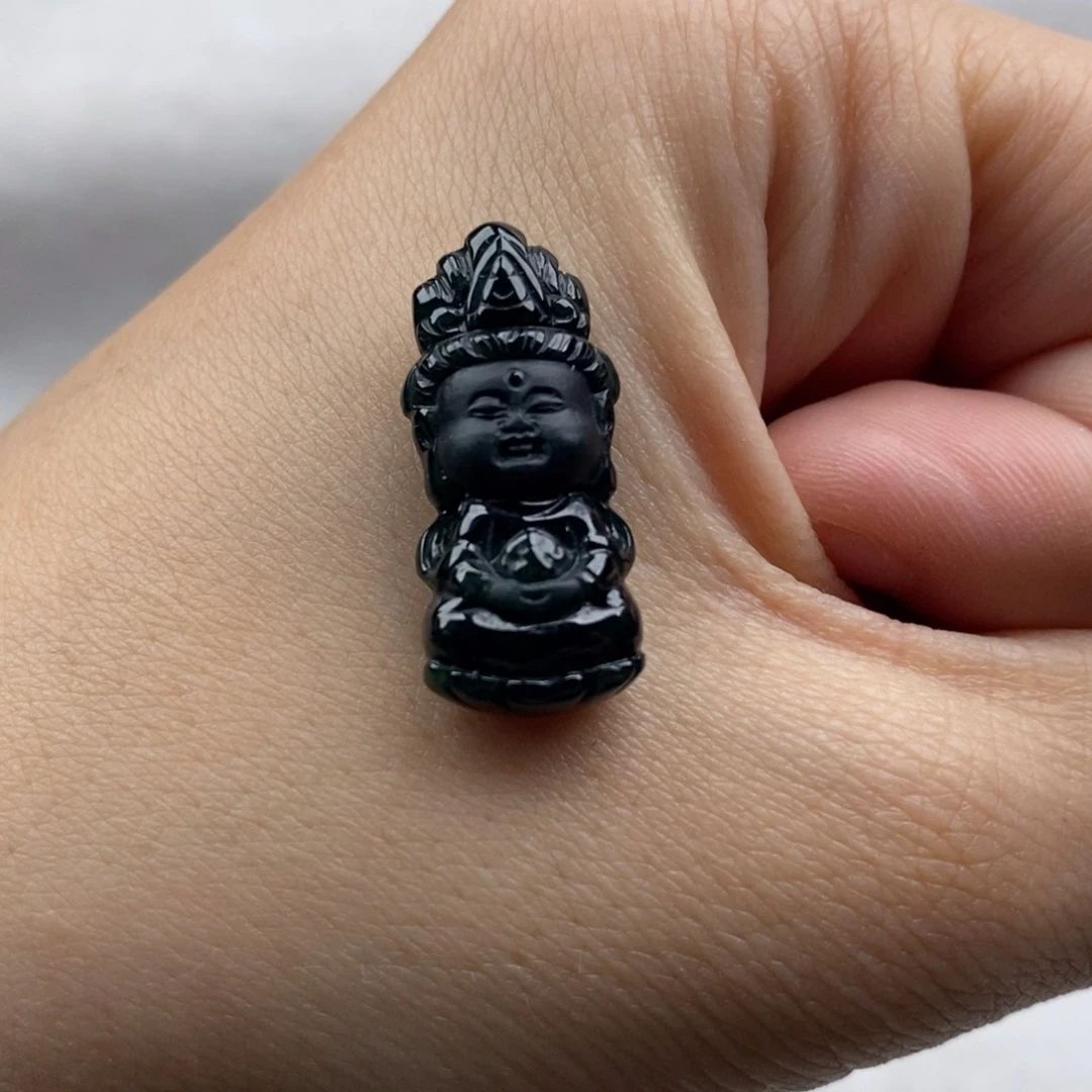 【闪购商品】翡翠颈饰未镶嵌宝宝佛