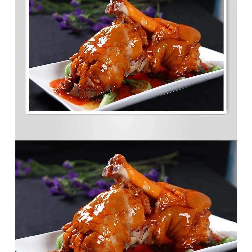 现卤牛蹄一只2斤装，现卤现卖