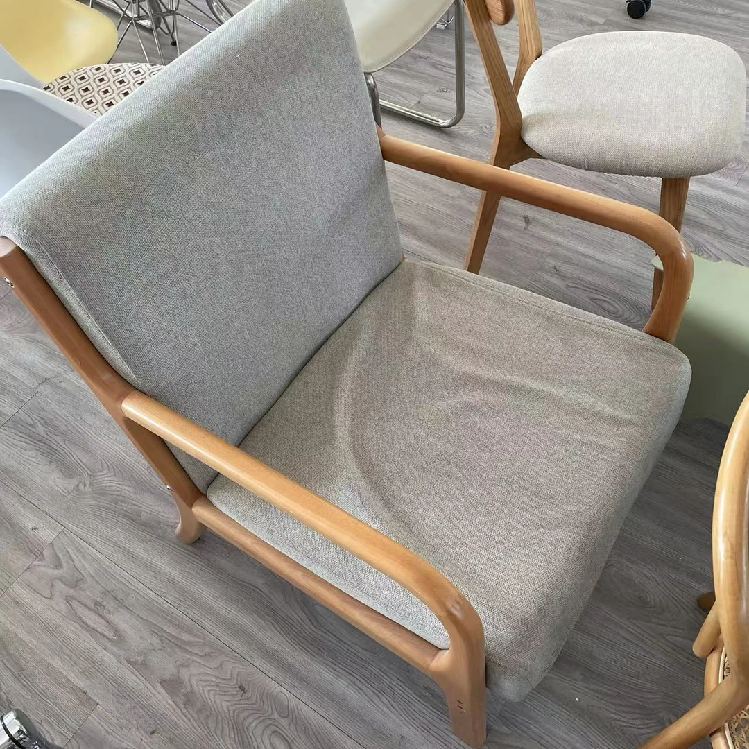 【微瑕完美主义者慎拍】榉木单人沙发椅