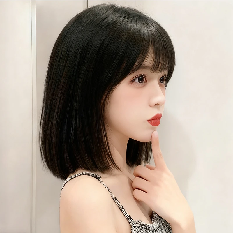 女士递针整顶假发套头顶高颅顶全真发遮白发修脸减龄自然逼真