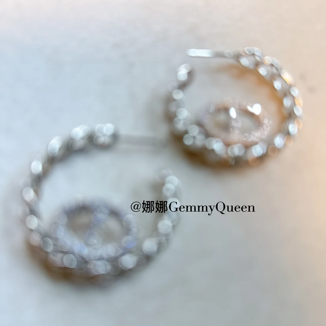 铜合金合成锆石耳饰 娜娜GemmyQueen耳环GQ08619