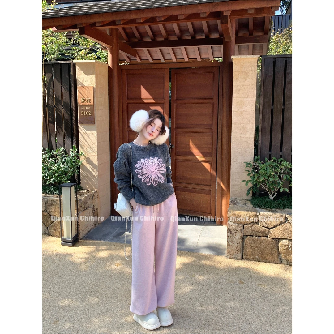 「保命神裤」秋季时尚气质百搭洋气轻奢小众减龄休闲裤QXQ5XXK8003A