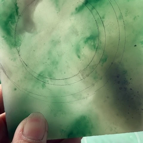 定制石英质玉陈*姐非洲翠手镯板材定制