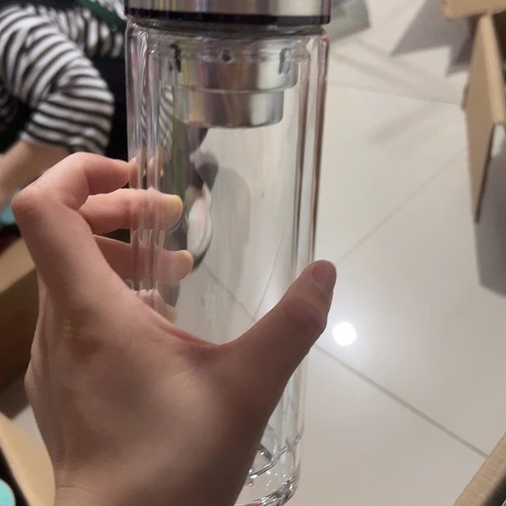 富双层70+400ml  本 玻璃杯  白