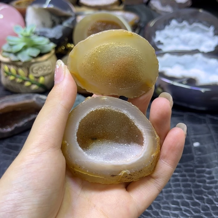 水晶发饰未镶嵌黄晶盆