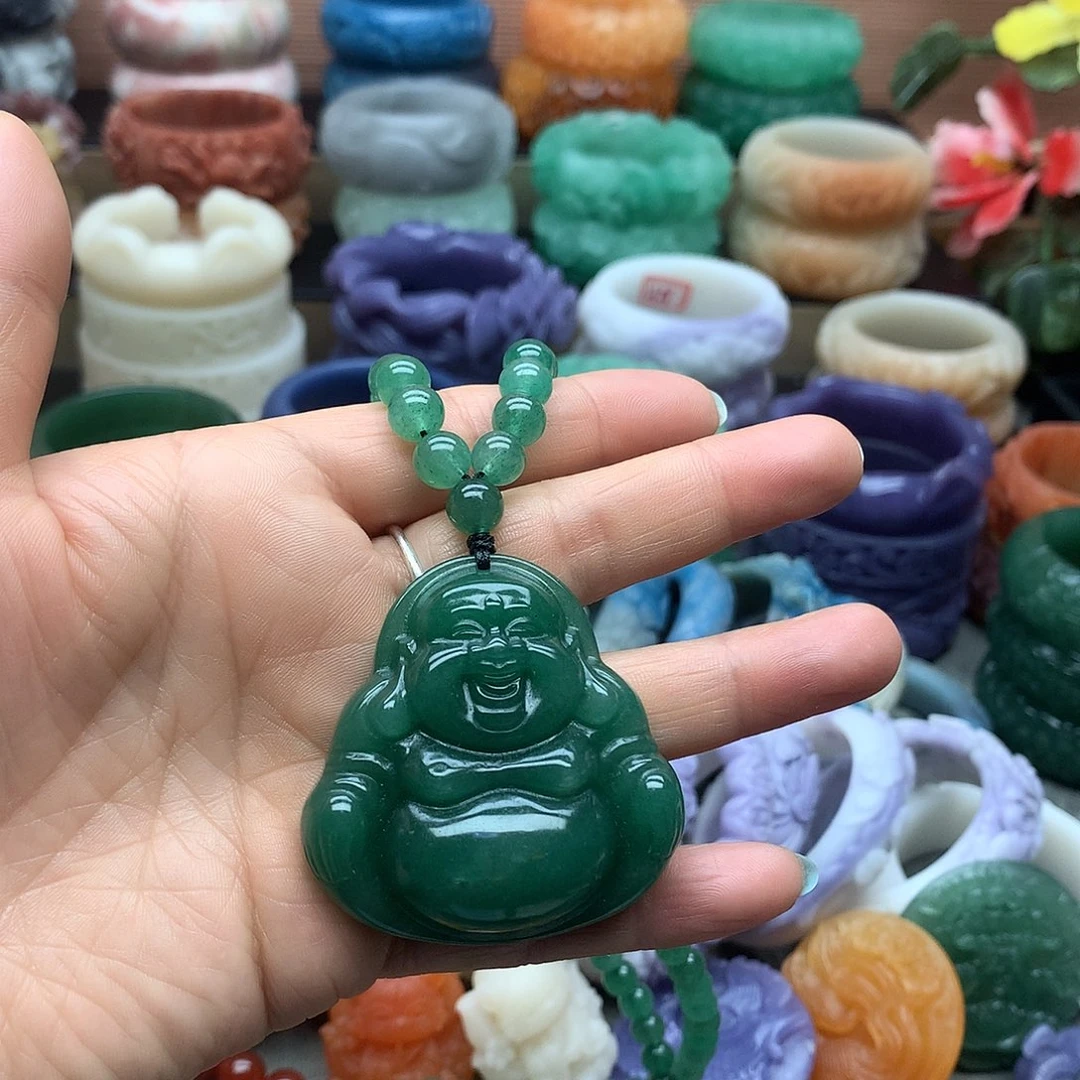 毛衣链未镶嵌石英质玉