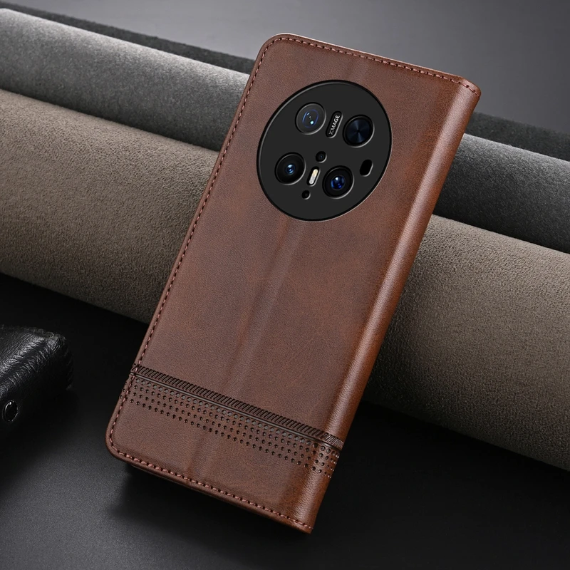 适用于华为Mate70Pro+手机壳皮套商务磁吸翻盖70全包防摔Pro高档