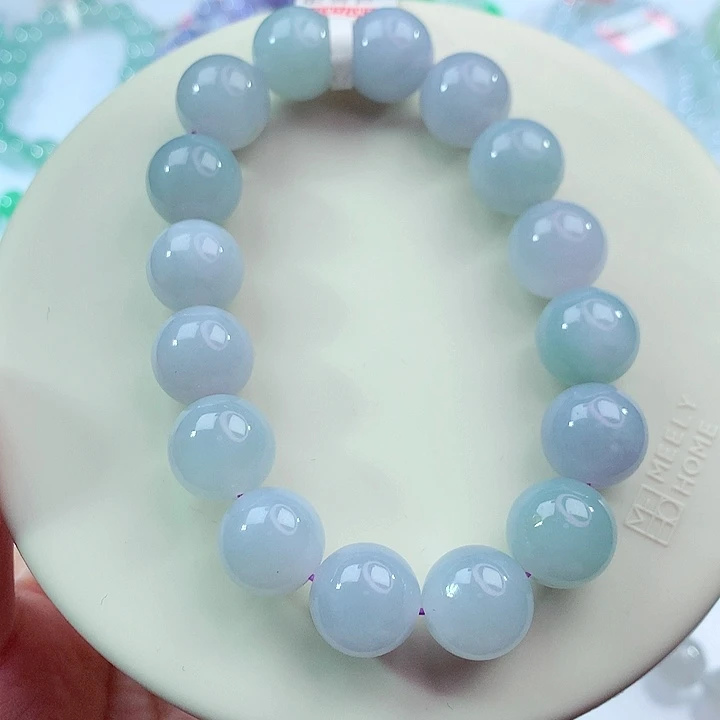 翡翠未镶嵌手链卡12.8