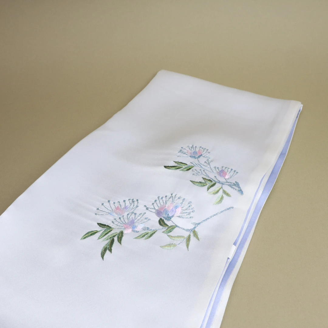 非遗苏绣丝巾女春秋冬百搭旗袍外搭送长辈礼品桑蚕丝