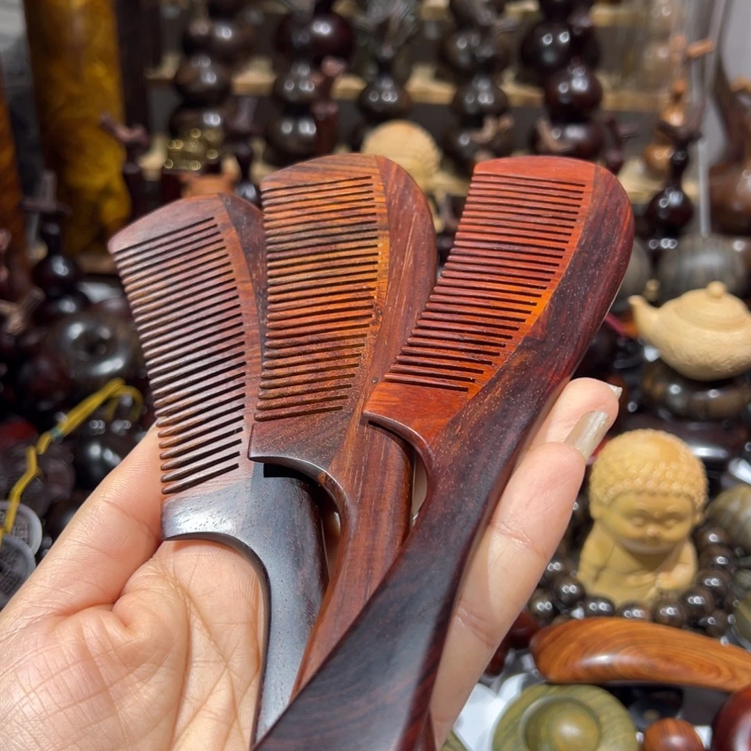 香榧木交趾黄檀梳子一个