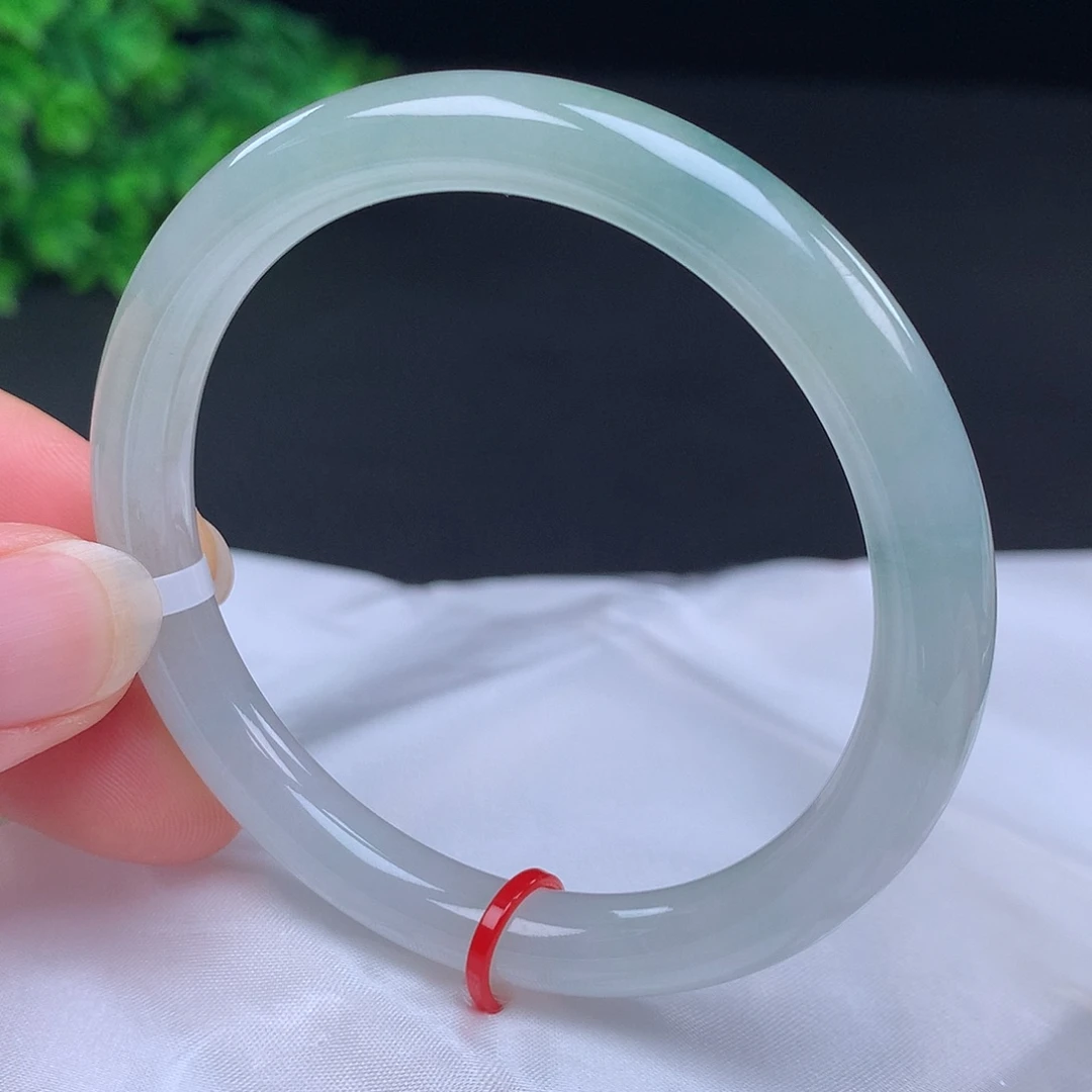 翡翠未镶嵌手镯53圈口432114