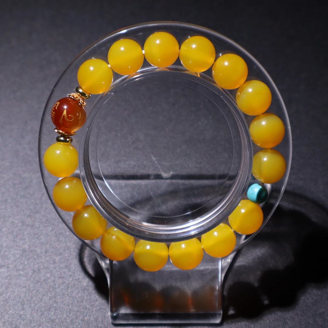 【六字真言】上等天然玛瑙正品男生手串气质百搭女款轻奢简约手工