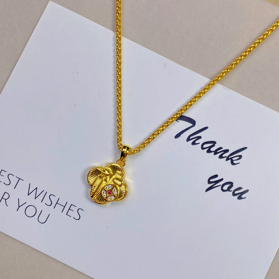 【喜物甄选】爆款精美M0879四叶花气质百搭