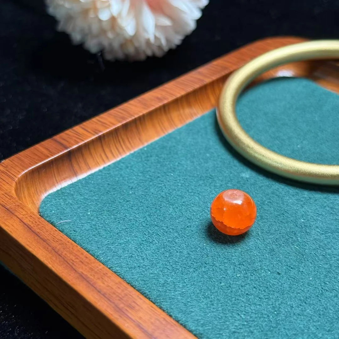 璀璨设计Y1997牛黄单珠玛瑙配手镯J01