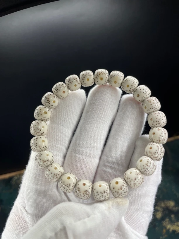 懿缘 SS双金款10×9原生态顺白零脱脂同枝双留白一物一图高端星月